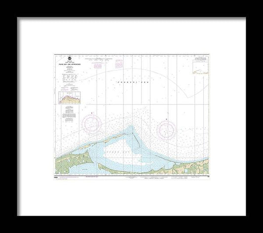 A beuatiful Framed Print of the Nautical Chart-16084 Peard Bay-Approaches by SeaKoast