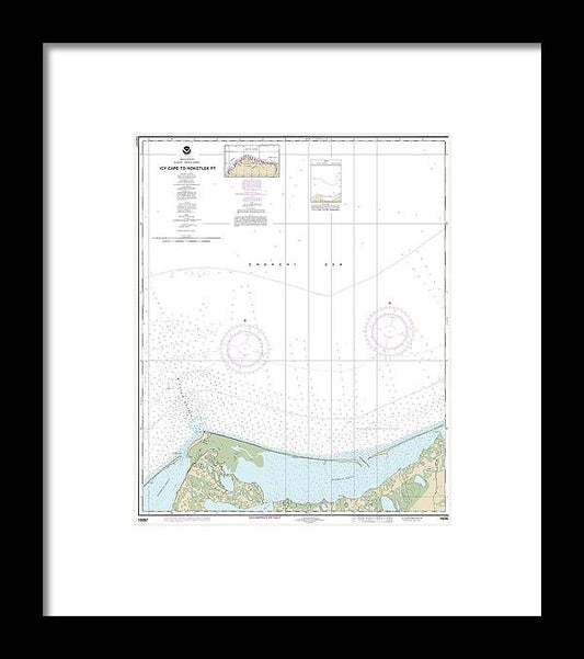 Nautical Chart-16087 Icy Cape-nokotlek Pt - Framed Print