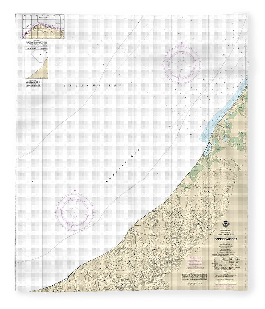 Nautical Chart 16103 Cape Beaufort Blanket