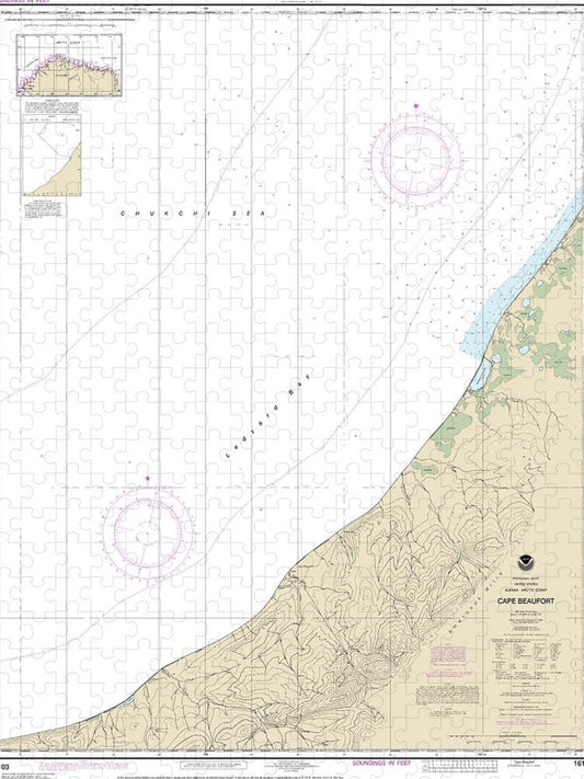 Nautical Chart 16103 Cape Beaufort Puzzle