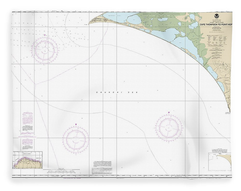 Nautical Chart-16124 Cape Thompson-point Hope - Blanket