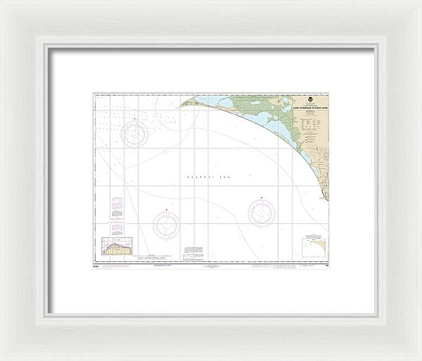 Nautical Chart-16124 Cape Thompson-point Hope - Framed Print