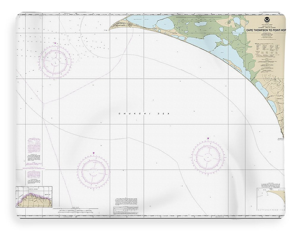 Nautical Chart-16124 Cape Thompson-point Hope - Blanket