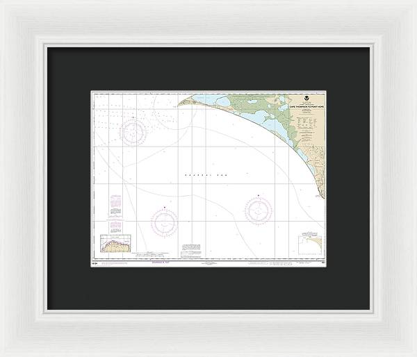 Nautical Chart-16124 Cape Thompson-point Hope - Framed Print