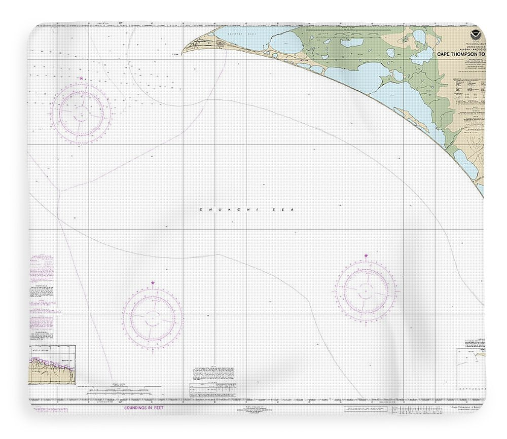 Nautical Chart-16124 Cape Thompson-point Hope - Blanket