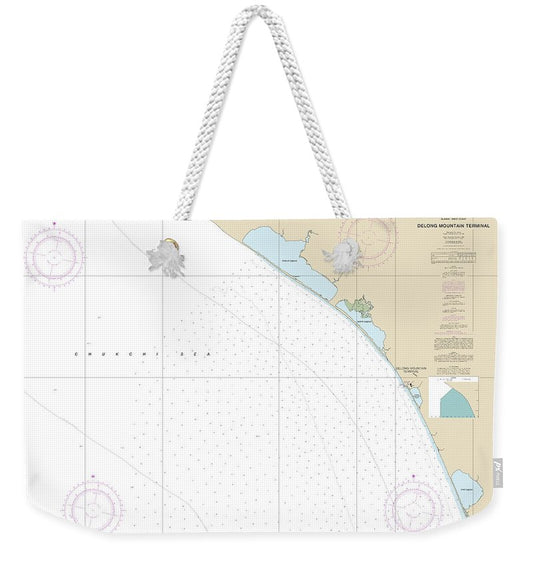 Nautical Chart-16145 Alaska - West Coast Delong Mountain Terminal - Weekender Tote Bag