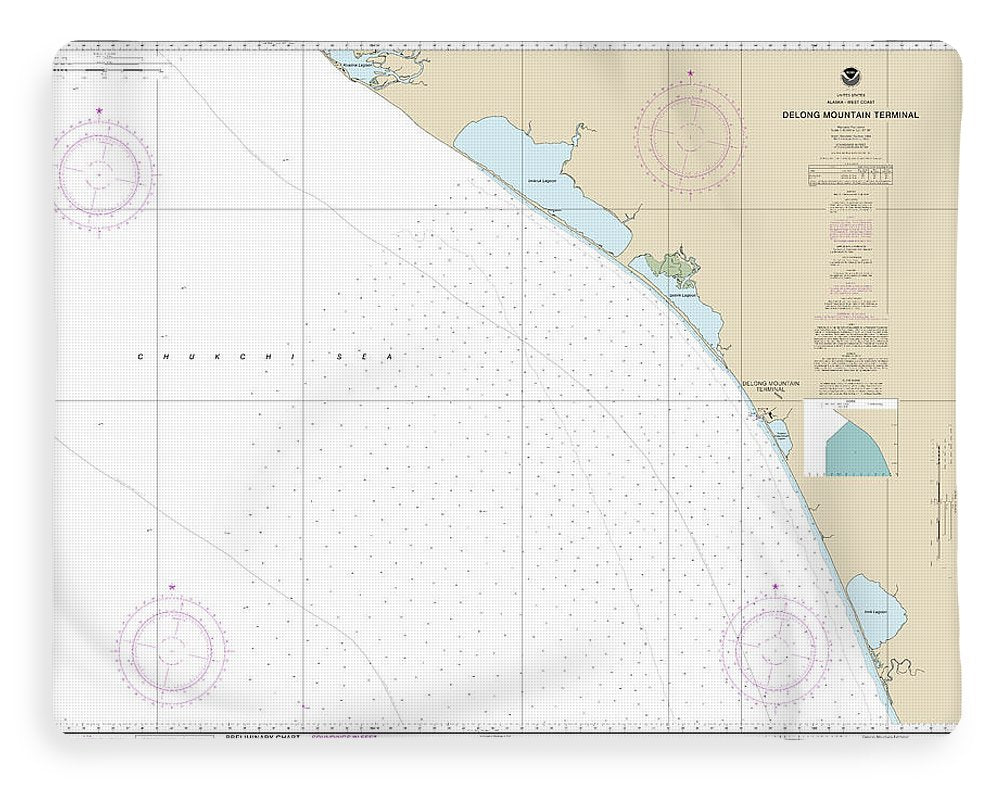 Nautical Chart-16145 Alaska - West Coast Delong Mountain Terminal - Blanket