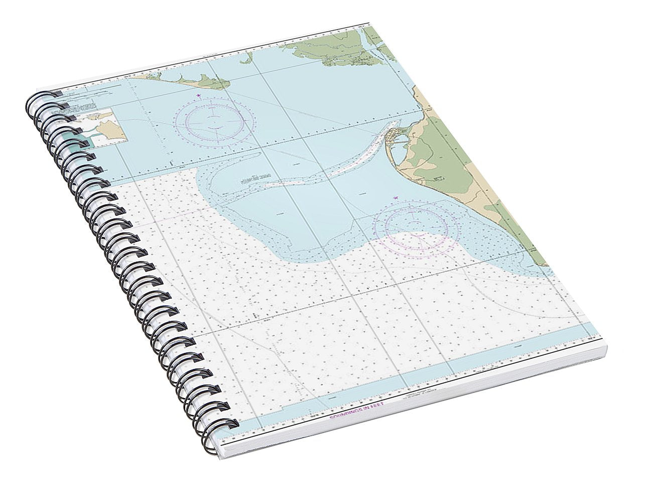 Nautical Chart-16161 Kotzebue Harbor-approaches - Spiral Notebook