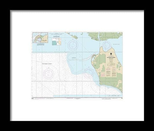 A beuatiful Framed Print of the Nautical Chart-16161 Kotzebue Harbor-Approaches by SeaKoast