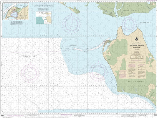 Nautical Chart 16161 Kotzebue Harbor Approaches Puzzle