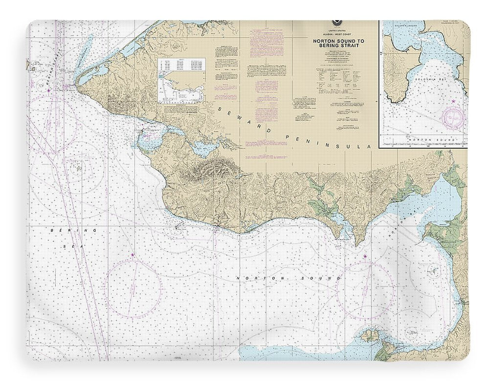 Nautical Chart-16200 Norton Sound, Golovnin Bay - Blanket