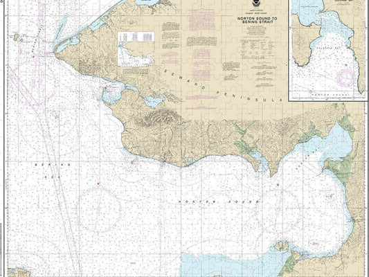 Nautical Chart 16200 Norton Sound, Golovnin Bay Puzzle