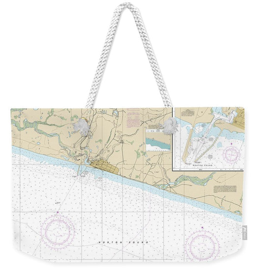 Nautical Chart-16206 Nome Hbr-approaches, Norton Sound, Nome Harbor - Weekender Tote Bag