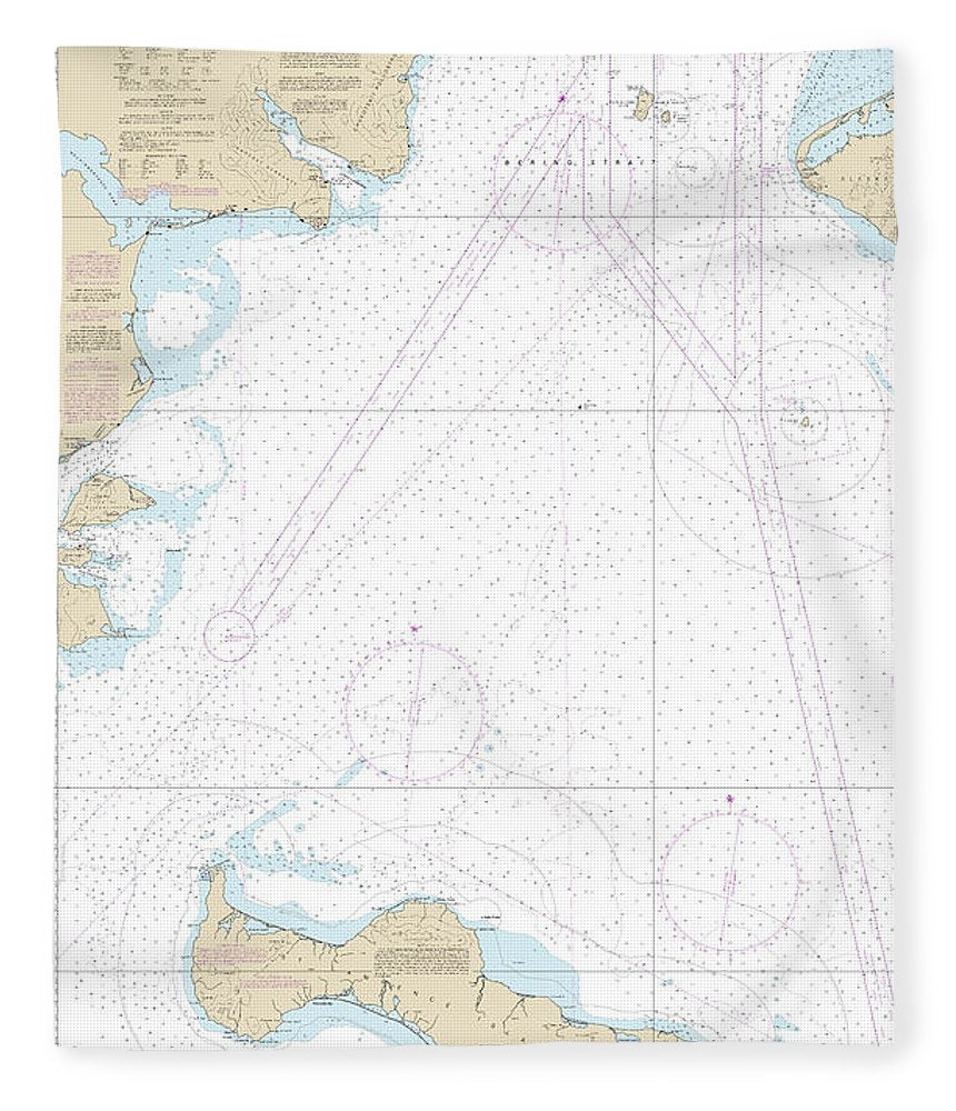 Nautical Chart 16220 Bering Sea St Lawrence Island Bering Strait Blanket