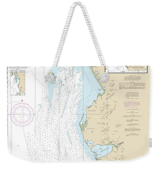 Nautical Chart-16300 Kuskokwim Bay, Goodnews Bay - Weekender Tote Bag