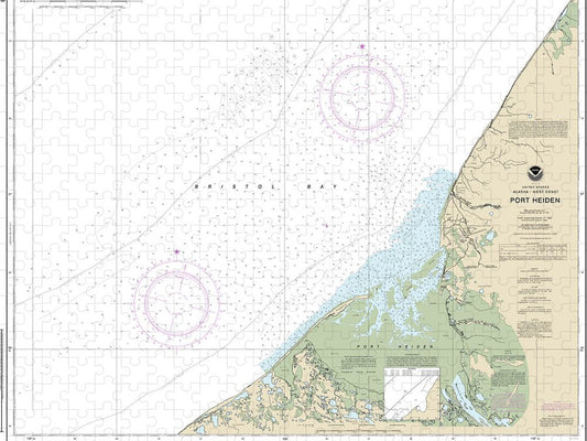 Nautical Chart 16343 Port Heiden Puzzle