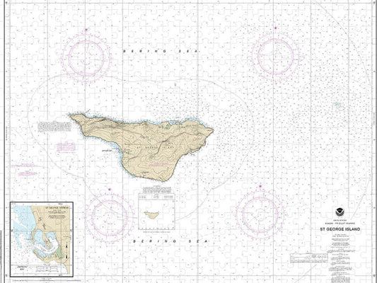 Nautical Chart 16381 St George Island, Pribilof Islands Puzzle