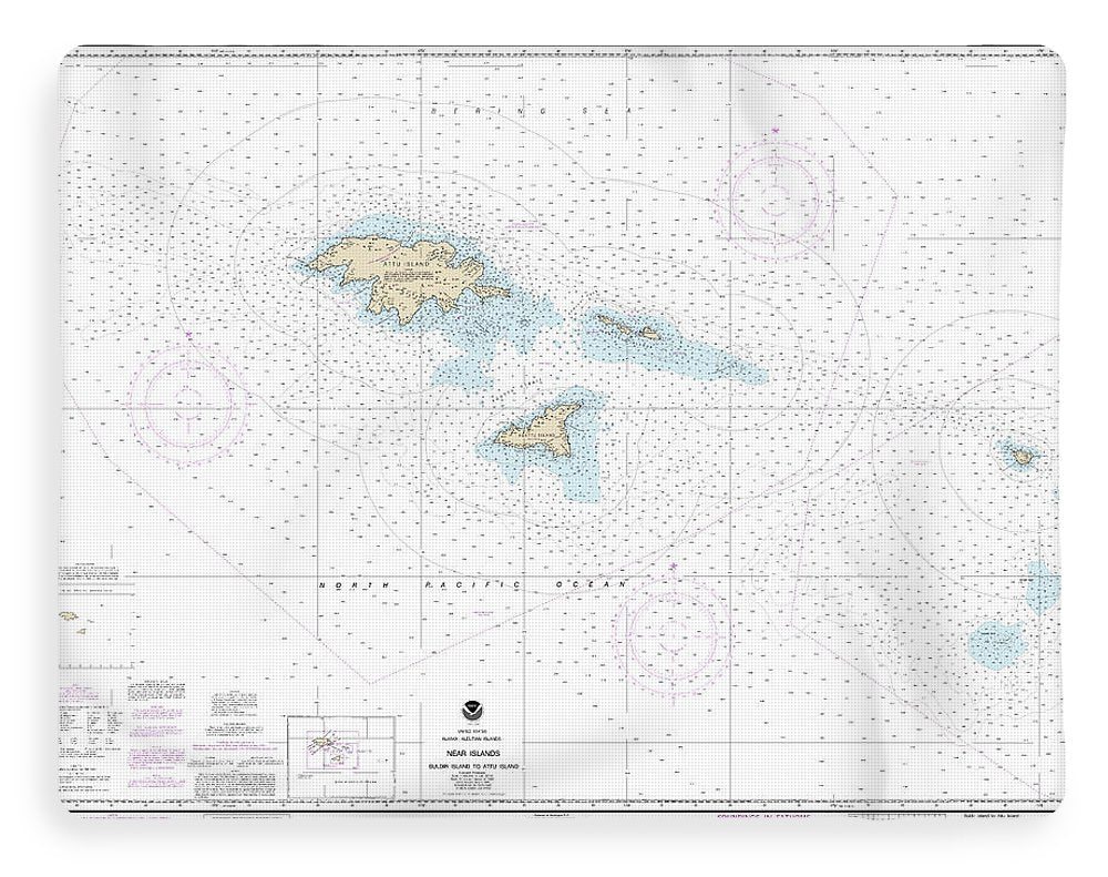 Nautical Chart-16420 Near Islands Buldir Island-attu Island - Blanket