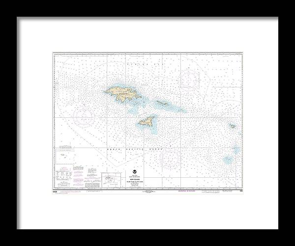 A beuatiful Framed Print of the Nautical Chart-16420 Near Islands Buldir Island-Attu Island by SeaKoast