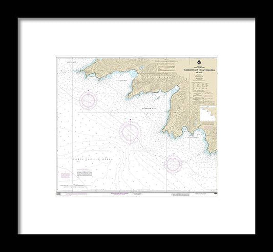 A beuatiful Framed Print of the Nautical Chart-16430 Attu Island Theodore Pt-Cape Wrangell by SeaKoast
