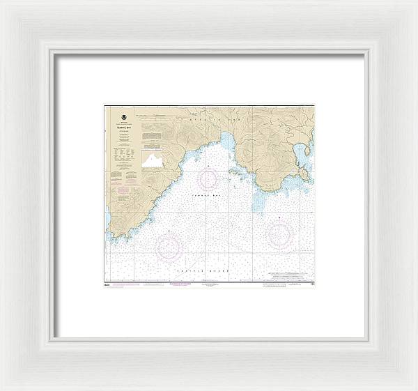 Nautical Chart-16431 Temnac Bay - Framed Print