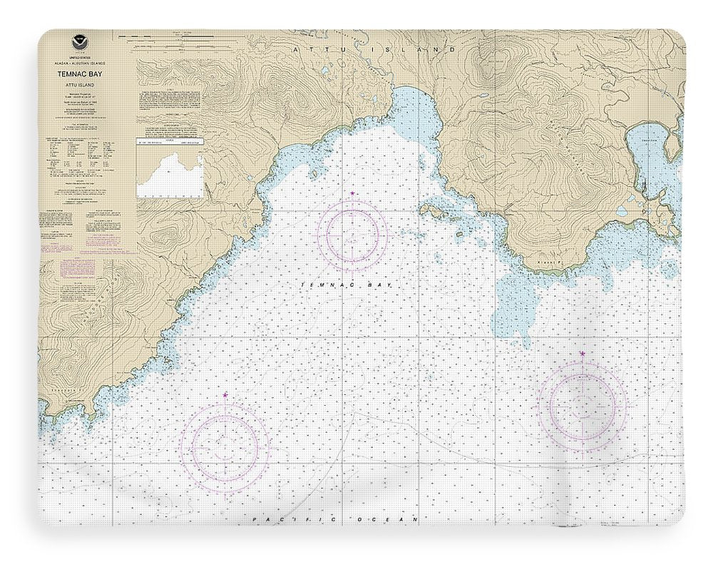 Nautical Chart-16431 Temnac Bay - Blanket