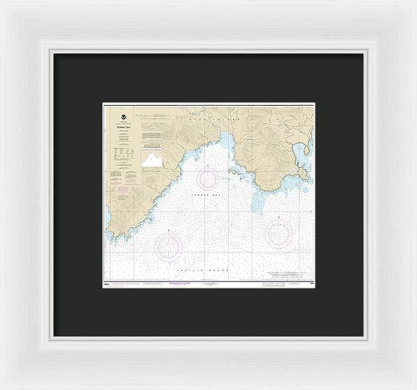 Nautical Chart-16431 Temnac Bay - Framed Print