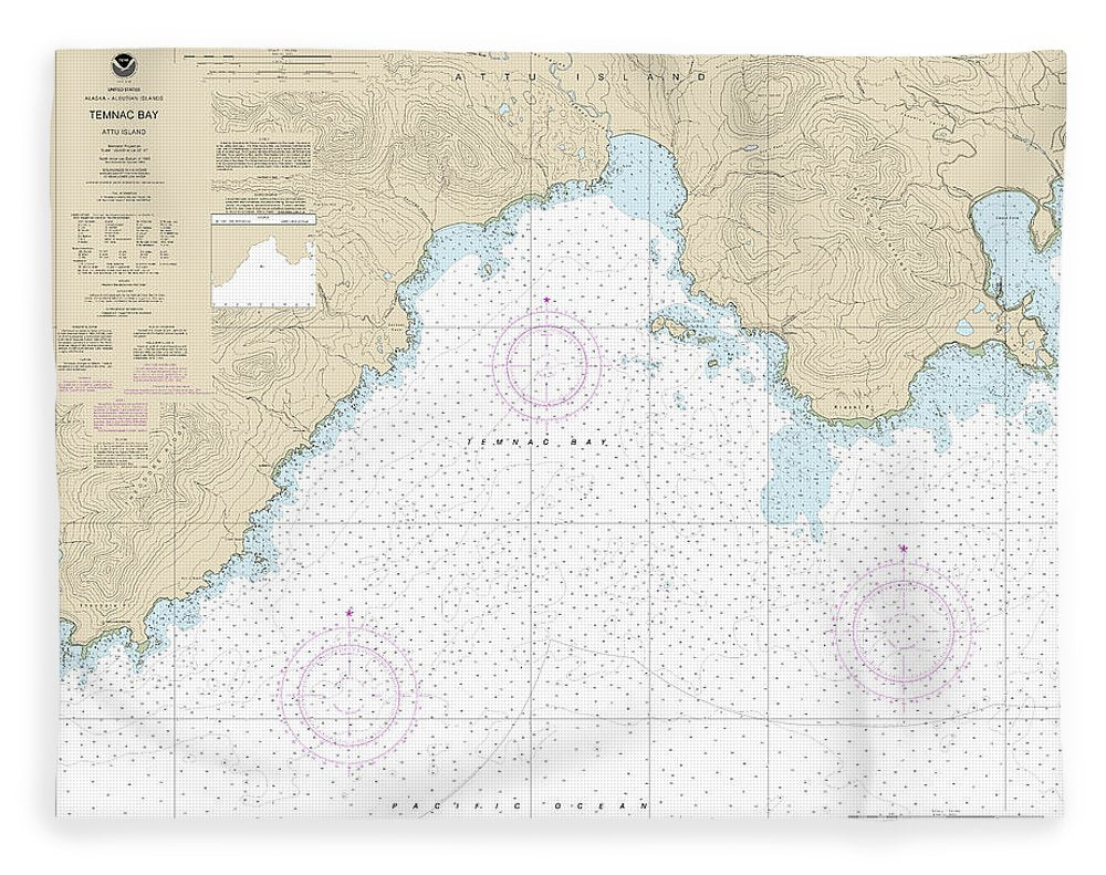 Nautical Chart-16431 Temnac Bay - Blanket