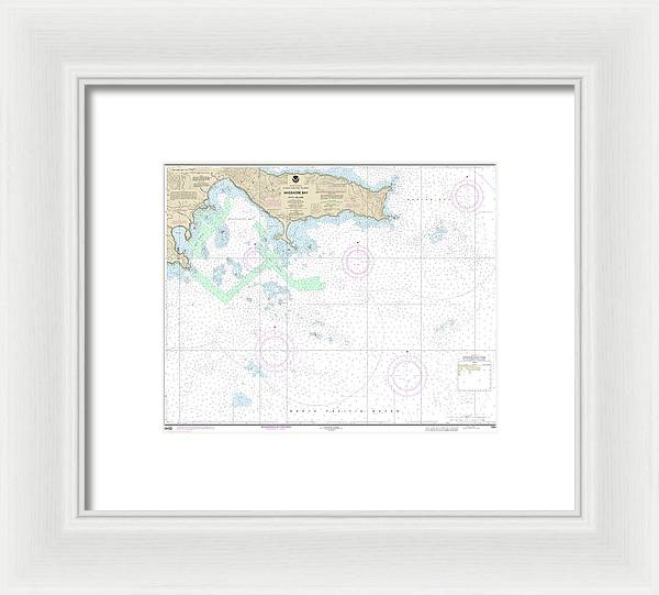 Nautical Chart-16432 Massacre Bay - Framed Print