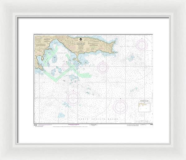 Nautical Chart-16432 Massacre Bay - Framed Print