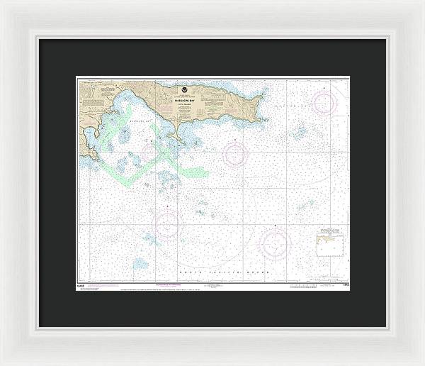 Nautical Chart-16432 Massacre Bay - Framed Print