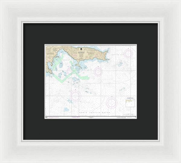 Nautical Chart-16432 Massacre Bay - Framed Print