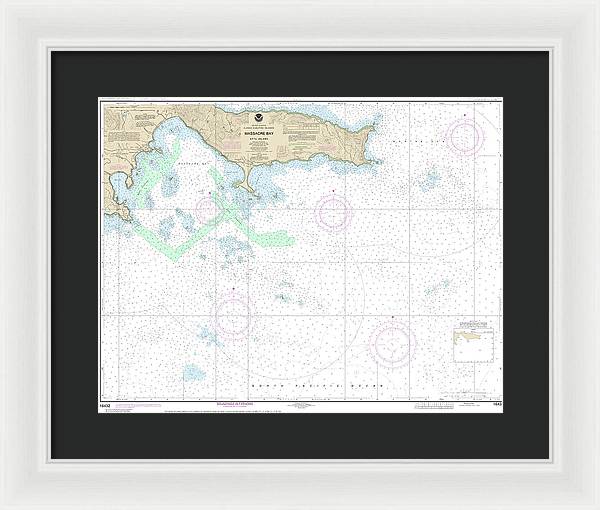 Nautical Chart-16432 Massacre Bay - Framed Print