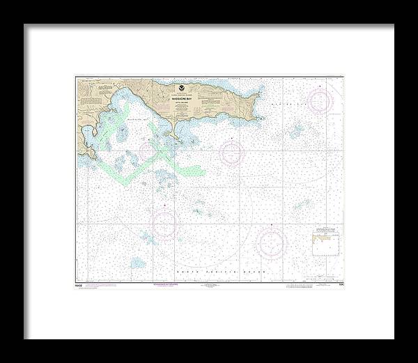 Nautical Chart-16432 Massacre Bay - Framed Print