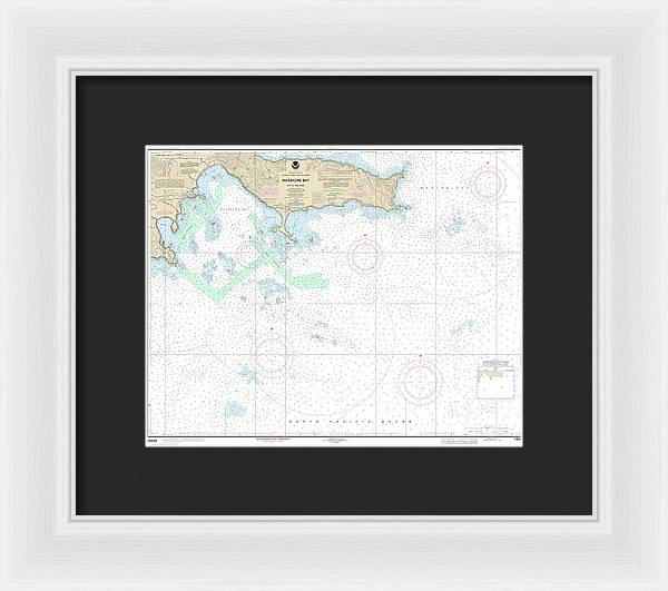 Nautical Chart-16432 Massacre Bay - Framed Print