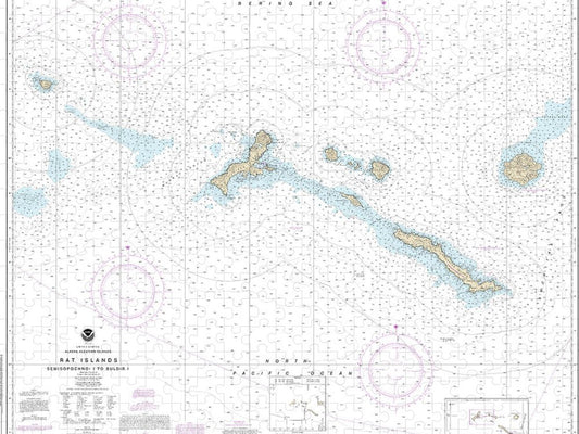 Nautical Chart 16440 Rat Islands Semisopochnoi Island Buldir L Puzzle