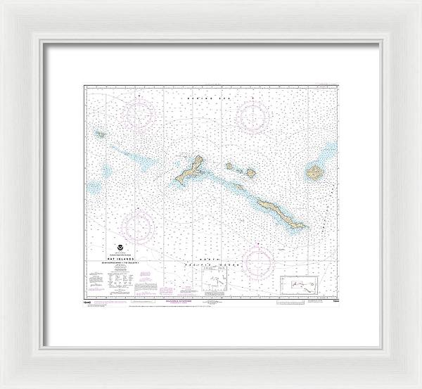 Nautical Chart-16440 Rat Islands Semisopochnoi Island-buldir L - Framed Print