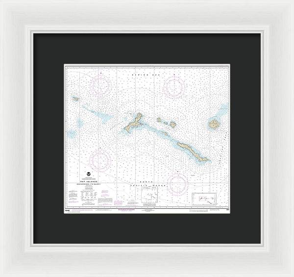 Nautical Chart-16440 Rat Islands Semisopochnoi Island-buldir L - Framed Print