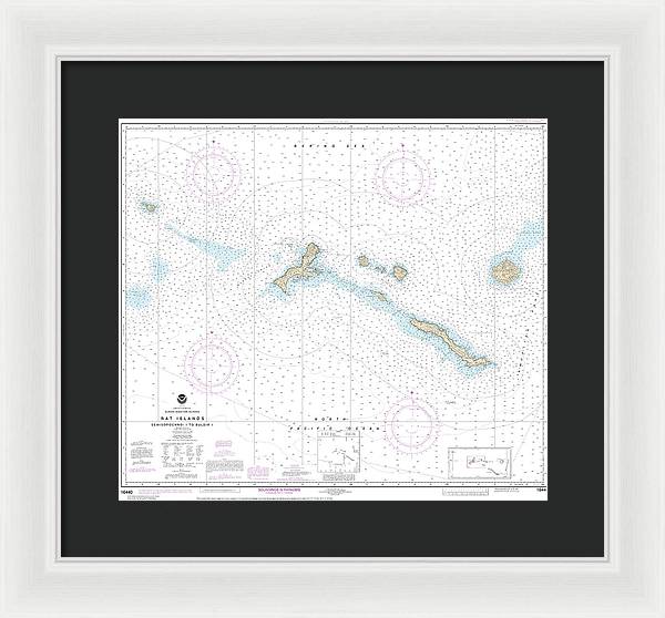 Nautical Chart-16440 Rat Islands Semisopochnoi Island-buldir L - Framed Print