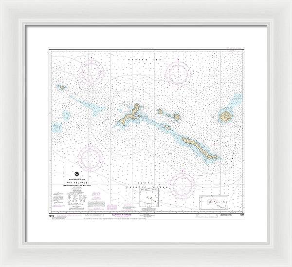 Nautical Chart-16440 Rat Islands Semisopochnoi Island-buldir L - Framed Print