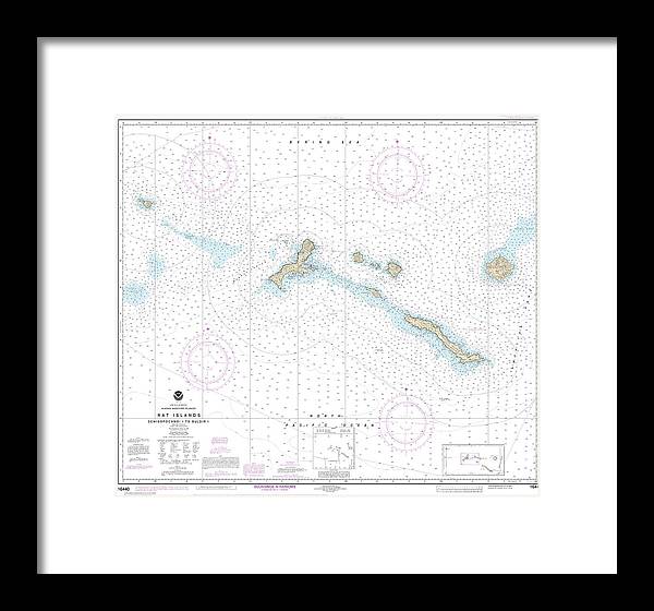 Nautical Chart-16440 Rat Islands Semisopochnoi Island-buldir L - Framed Print