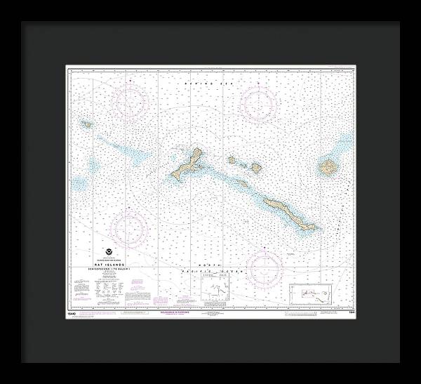 Nautical Chart-16440 Rat Islands Semisopochnoi Island-buldir L - Framed Print