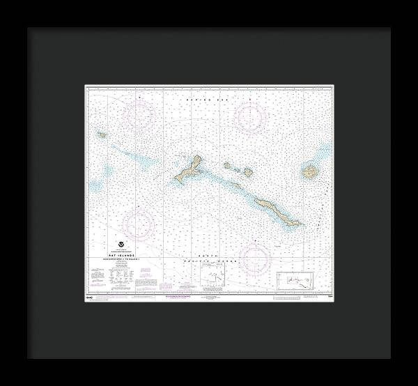 Nautical Chart-16440 Rat Islands Semisopochnoi Island-buldir L - Framed Print