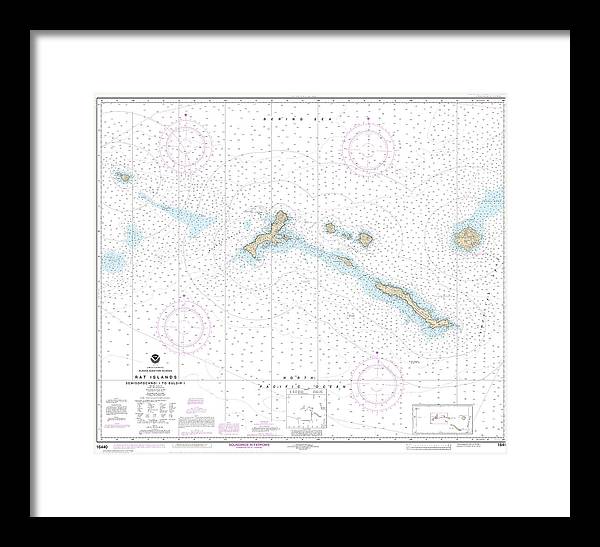 Nautical Chart-16440 Rat Islands Semisopochnoi Island-buldir L - Framed Print