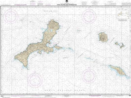 Nautical Chart 16441 Kiska Island Approaches Puzzle
