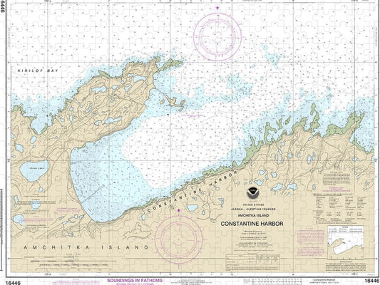Nautical Chart 16446 Constantine Harbor, Amchitka Island Puzzle