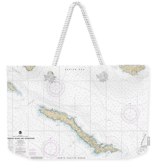Nautical Chart-16450 Amchitka Island-approaches - Weekender Tote Bag