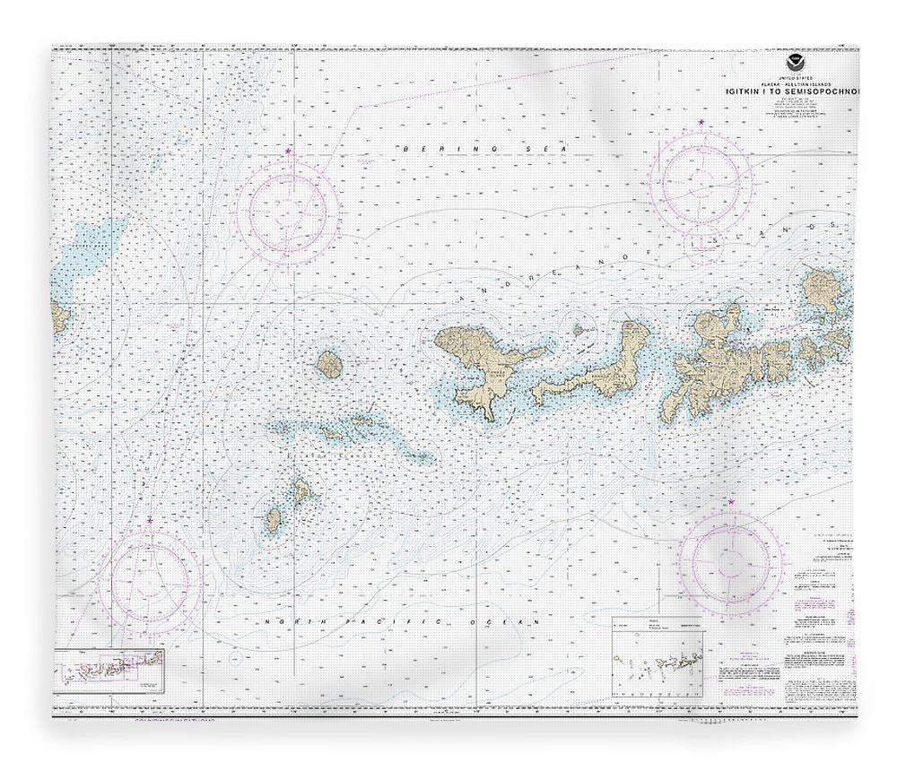 Nautical Chart 16460 Igitkin Ls Semisopochnoi Island Blanket
