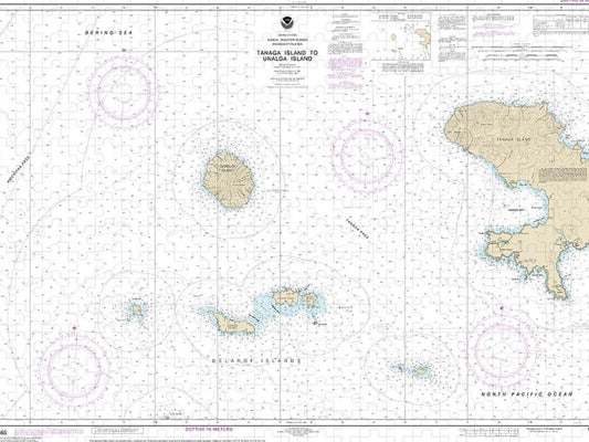 Nautical Chart 16465 Tanaga Island Unalga Island Puzzle