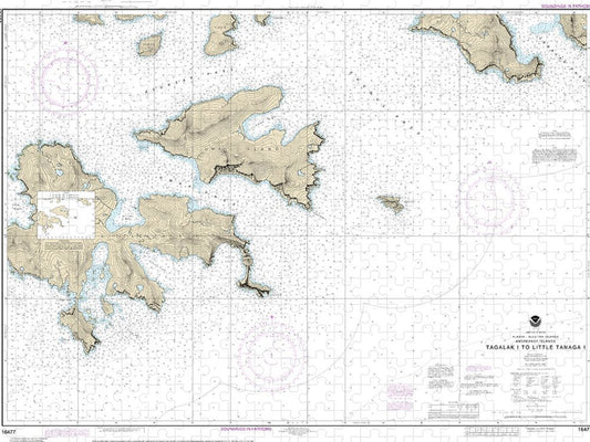 Nautical Chart 16477 Tagalak Island Little Tanaga L Puzzle